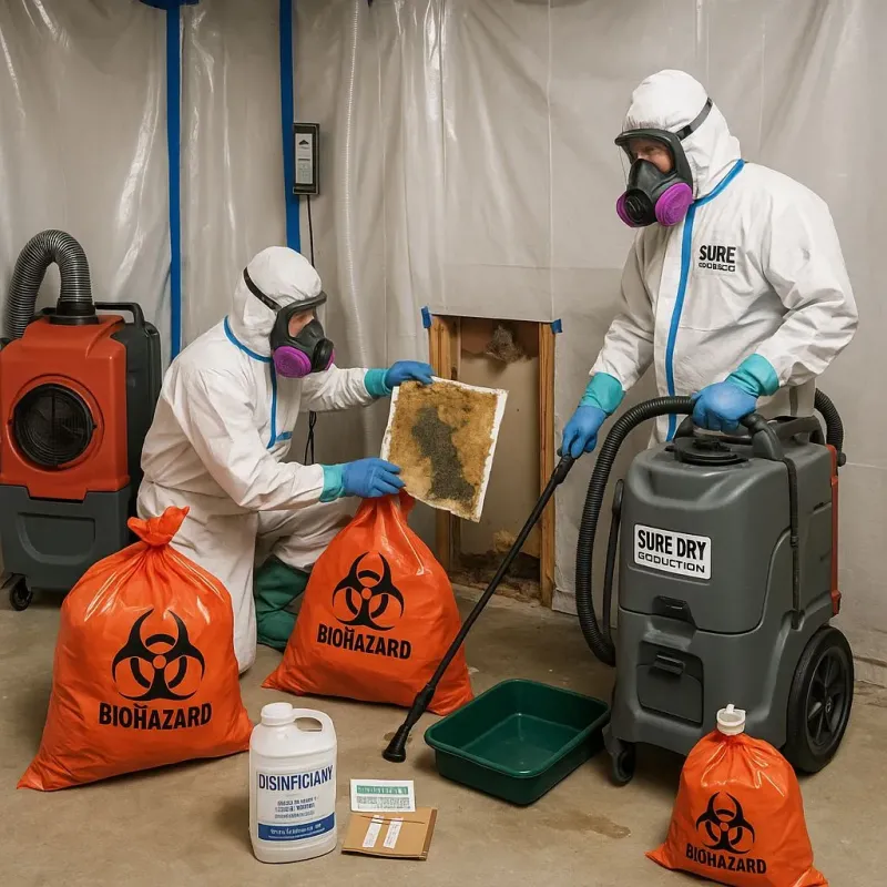 Contaminated Water Handling Protocols process in Kent County, TX