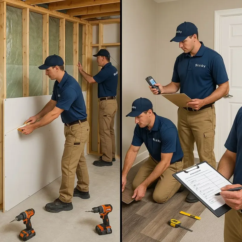 Repairs and Reconstruction process in Kent County, TX